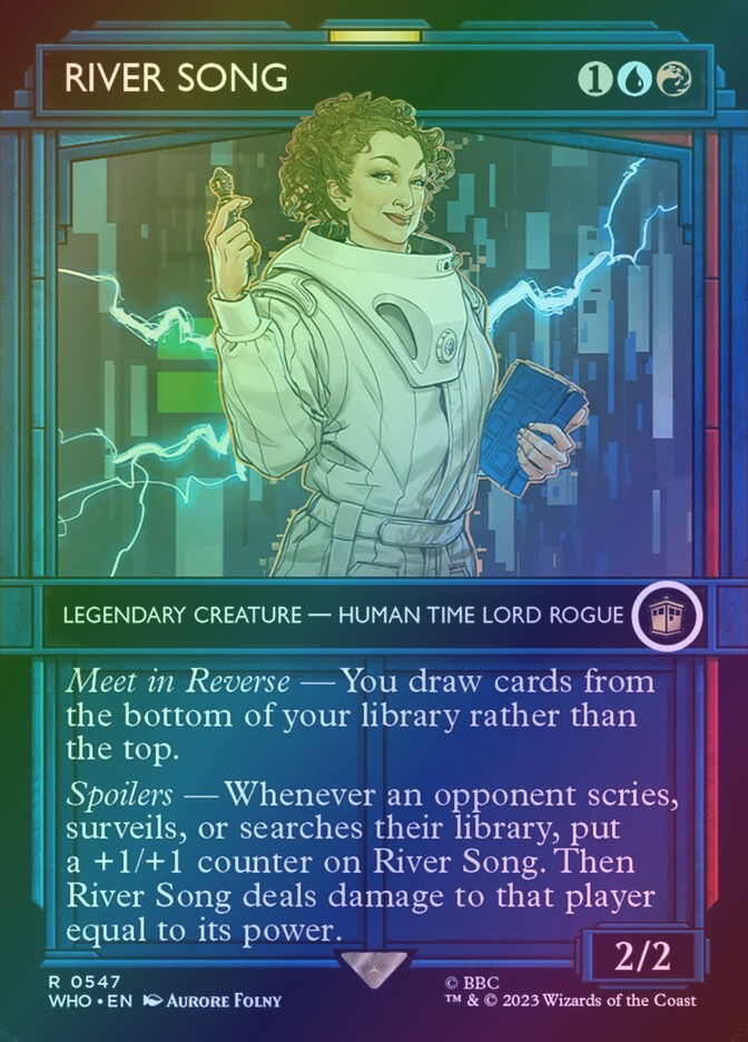 River Song (WHO) (547) / Borderless / Showcase / Foil