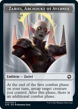 Token (Devil // Zariel Emblem) (TAFR) / Foil — cara 2 de 2