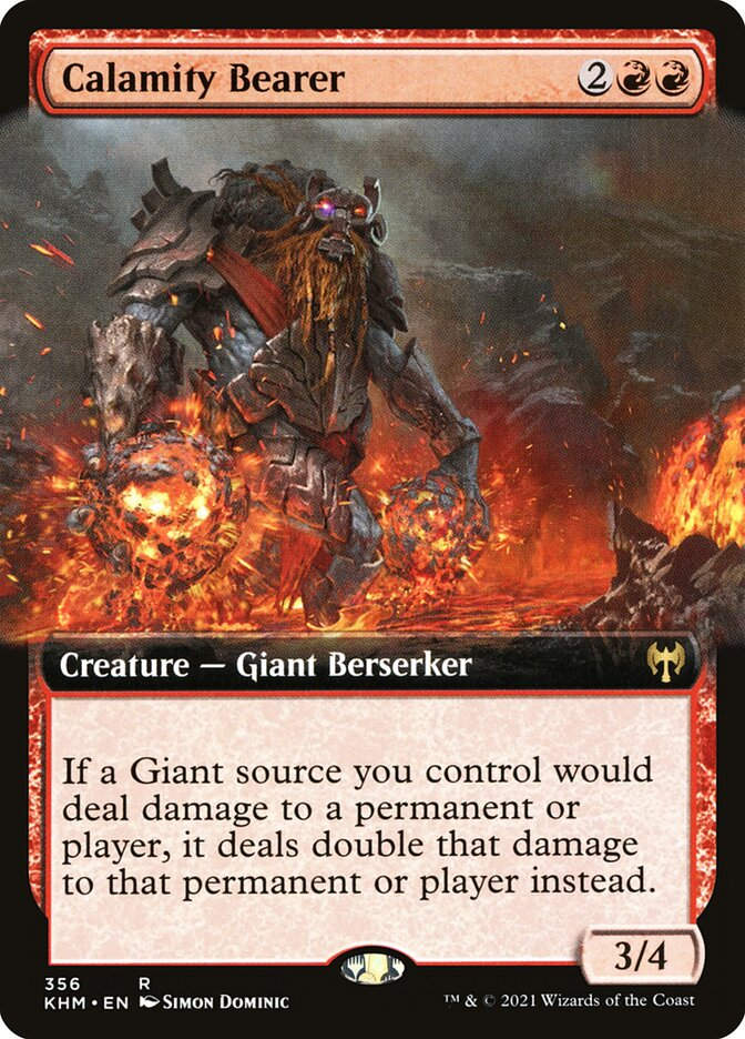 Calamity Bearer (KHM) (356) / Extended Art