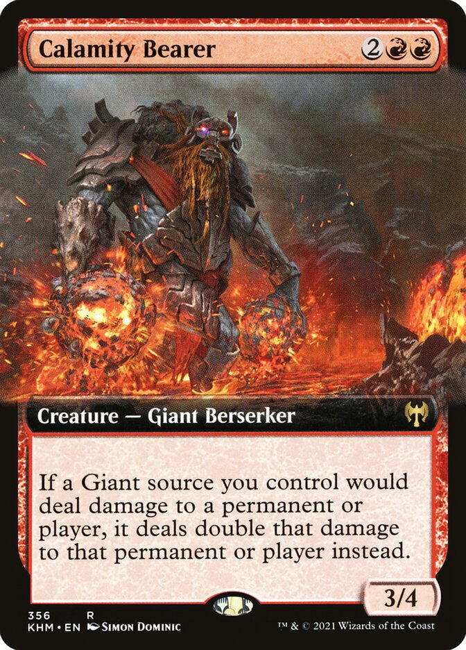 Calamity Bearer (KHM) (356) / Extended Art