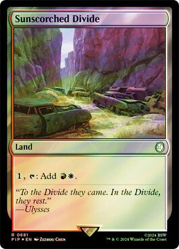 Sunscorched Divide (pip) (681) / Surge Foil