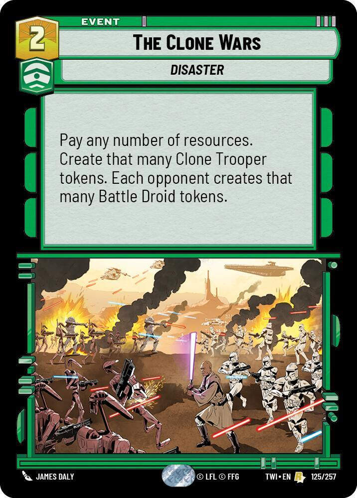 The Clone Wars (TWI) (125/257) / Foil