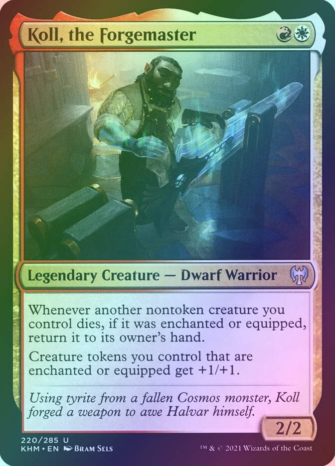 Koll, the Forgemaster (KHM) (220) / Foil