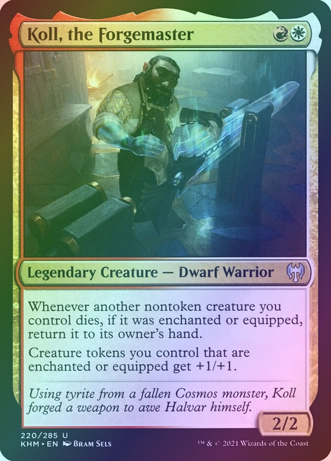 Koll, the Forgemaster (KHM) (220) / Foil