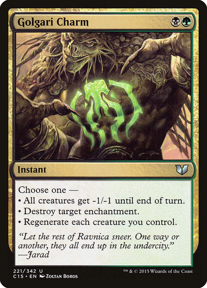 Golgari Charm (c15)
