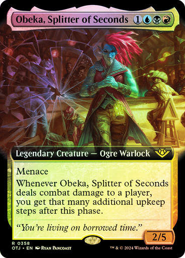 Obeka, Splitter of Seconds (otj) (358) / Foil Extended