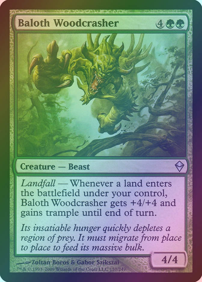 Baloth Woodcrasher (ZEN) (157) / Foil