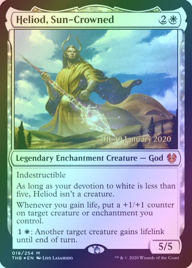 Heliod, Sun-Crowned (PTHB) (18s) / Foil
