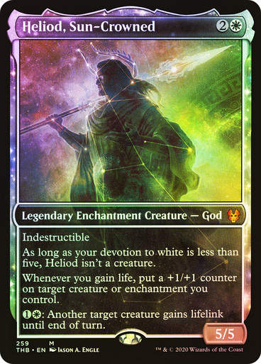 Heliod, Sun-Crowned (THB) (259) / Showcase / Foil
