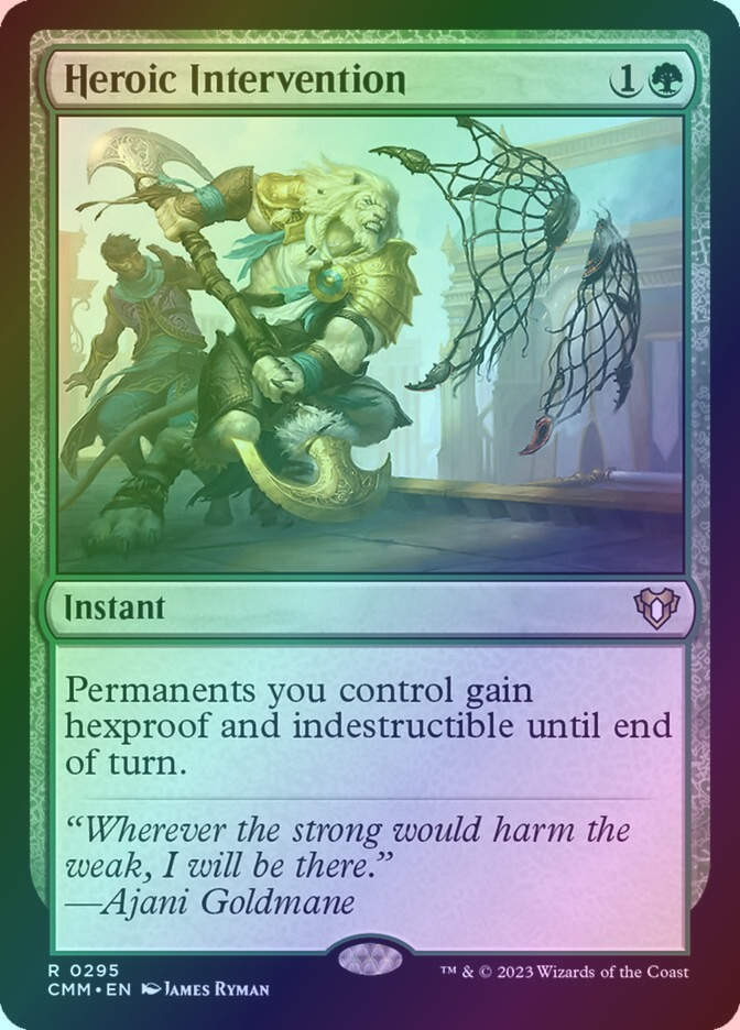 Heroic Intervention (CMM) (295) / Foil