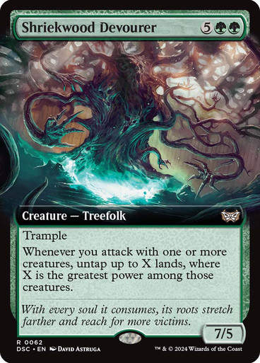 Shriekwood Devourer (DSC) (62) / Extended Art