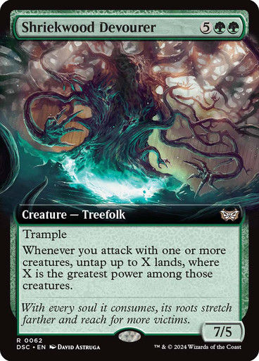 Shriekwood Devourer (DSC) (62) / Extended Art