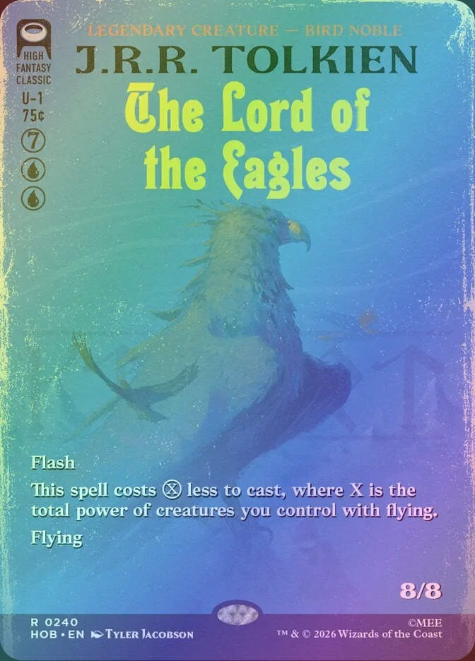The Lord of the Eagles (HOB) (240) / Borderless / Foil
