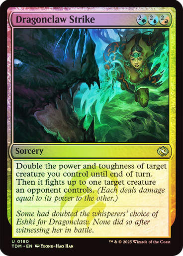 Dragonclaw Strike (TDM) (180) / Foil