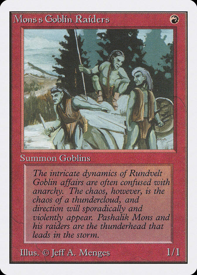 Mons's Goblin Raiders (2ED) (165)