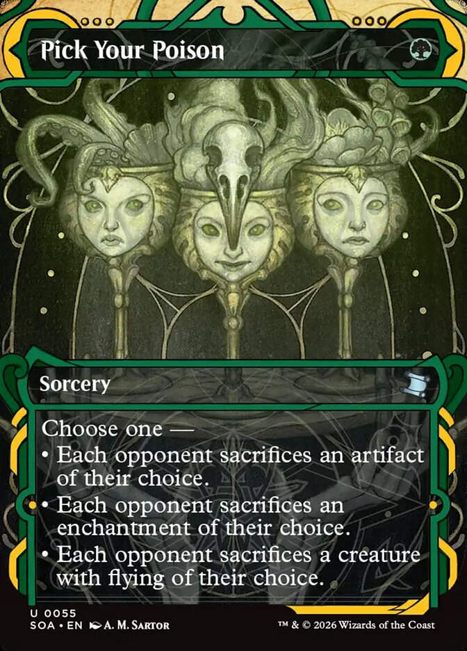 Pick Your Poison (SOA) (55) / Borderless / Showcase