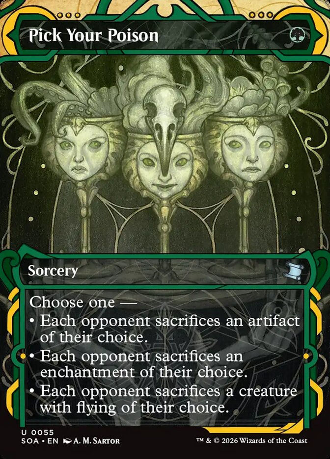 Pick Your Poison (SOA) (55) / Borderless / Showcase