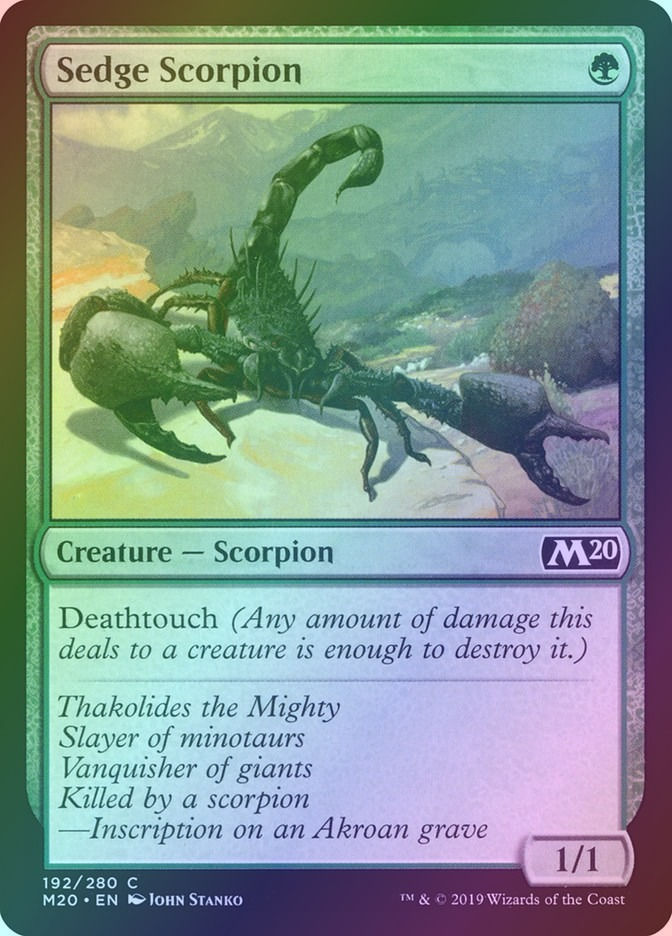 Sedge Scorpion (M20) (192) / Foil