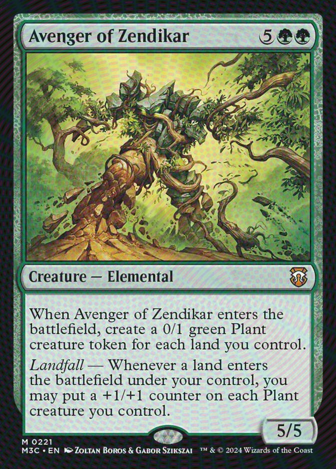 Avenger of Zendikar (M3C) (221) / Ripple Foil