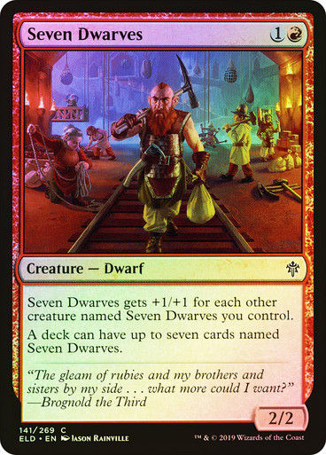 Seven Dwarves (ELD) (141) / Foil