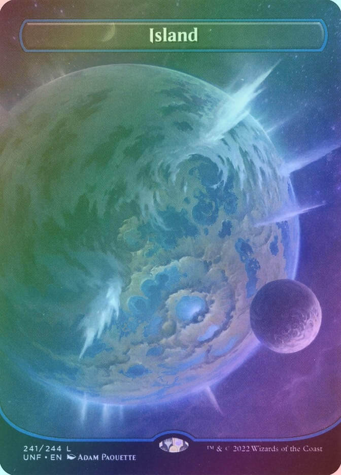 Island (UNF) (241) / Borderless / Foil