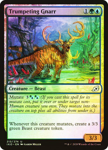 Trumpeting Gnarr (IKO) (213) / Foil