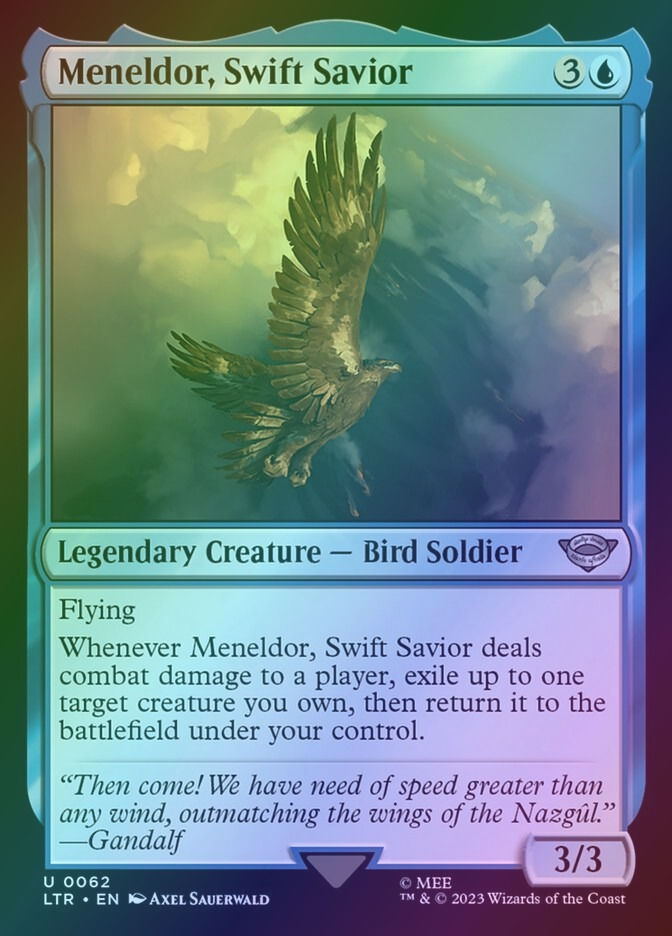 Meneldor, Swift Savior (LTR) (62) / Foil