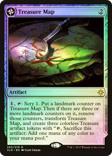 Treasure Map // Treasure Cove (XLN) (250) / Foil