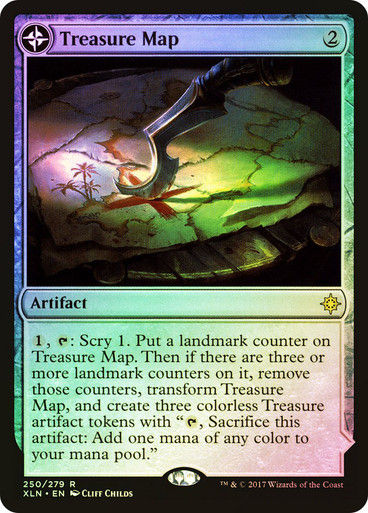 Treasure Map // Treasure Cove (XLN) (250) / Foil — cara 1 de 2