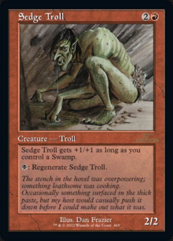 Sedge Troll (30a) / Retro Frame