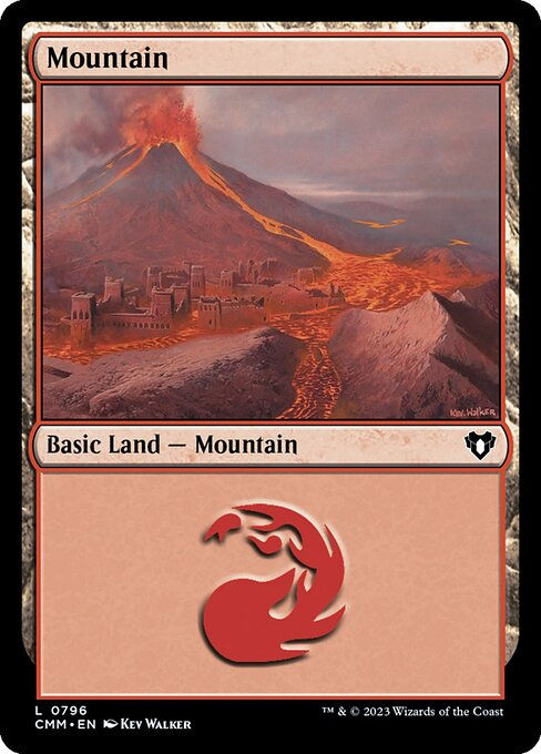 Mountain (cmm) (cmm_796) (Commander Deck)