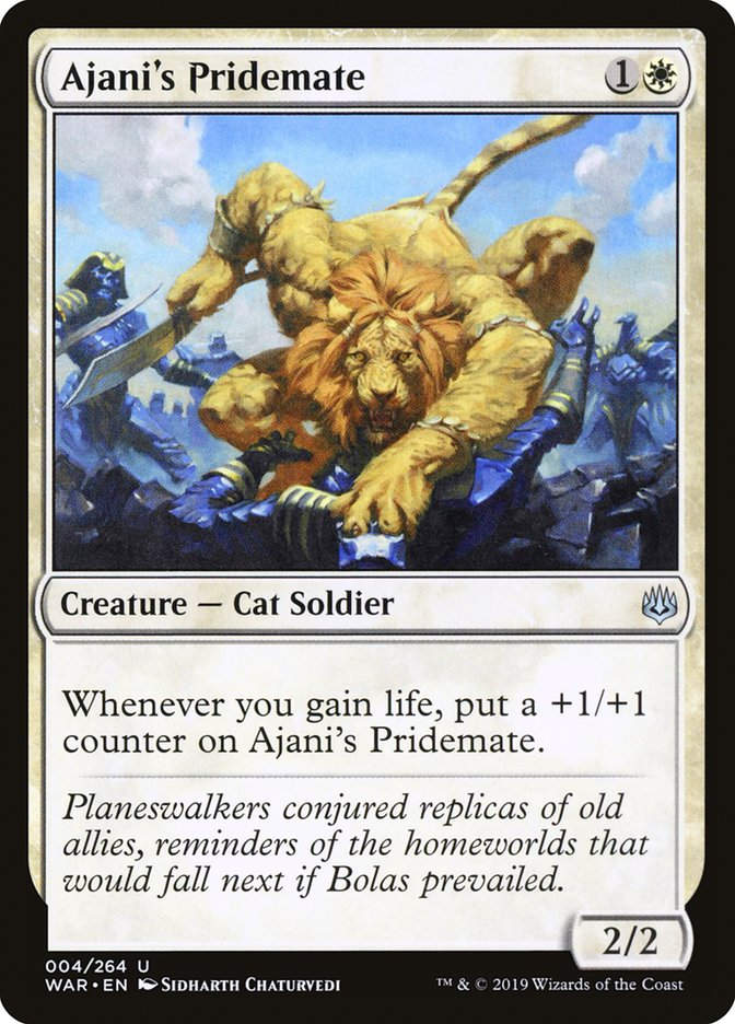 Ajani's Pridemate (WAR) (4)