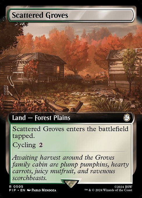 Scattered Groves (pip) (505) / Extended Art