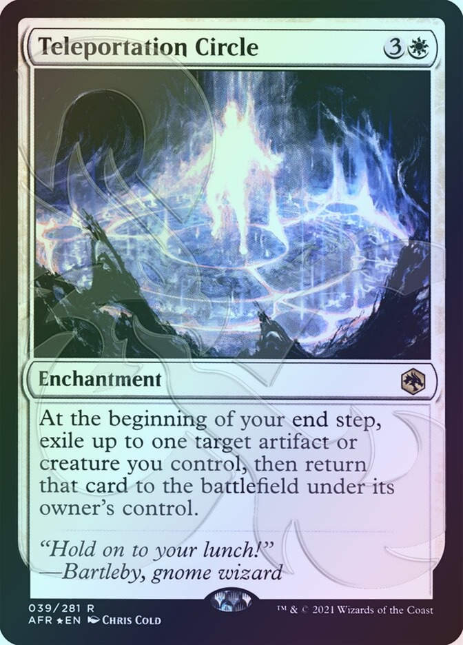 Teleportation Circle (PAFR) (39a) / Embossed Foil