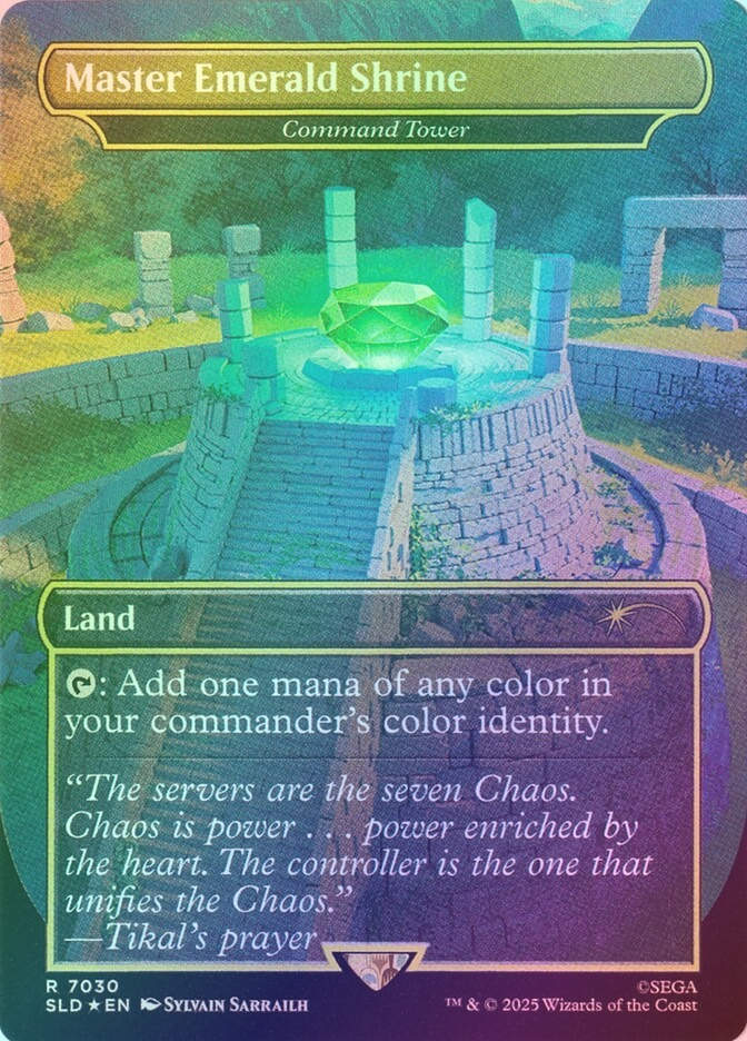 Command Tower (SLD) (7030) / Borderless / Foil