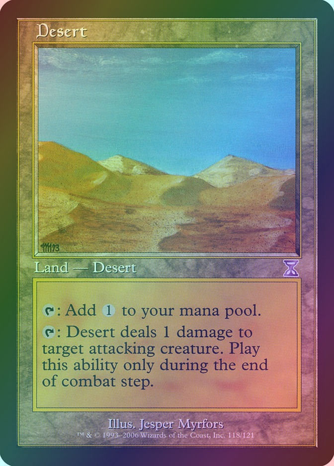 Desert (TSB) (118) / Foil