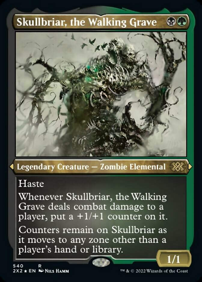 Skullbriar, the Walking Grave (2X2) / Etched Foil
