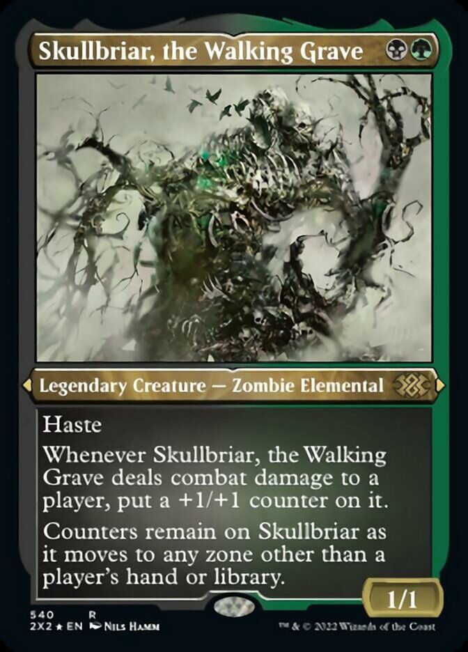 Skullbriar, the Walking Grave (2X2) / Etched Foil