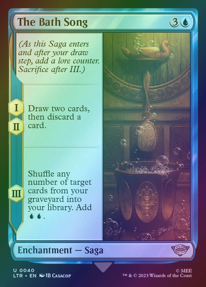 The Bath Song (LTR) (40) / Foil
