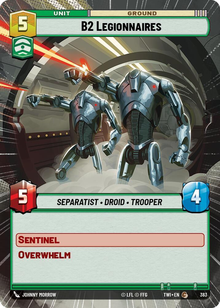 B2 Legionnaires (Hyperspace) (TWI) (383) / Foil