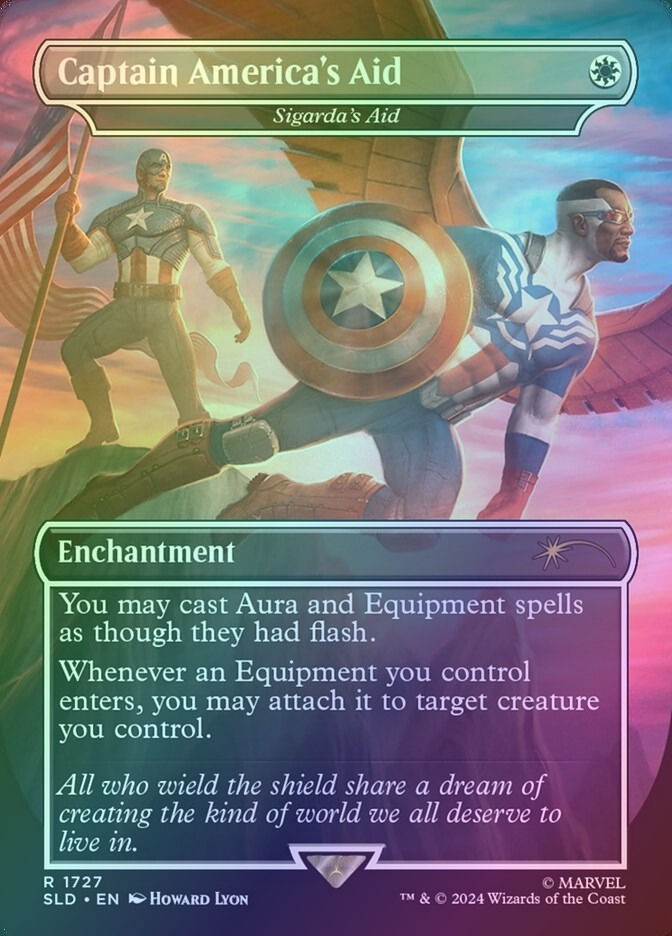 Sigarda's Aid (SLD) (1727) / Borderless / Foil