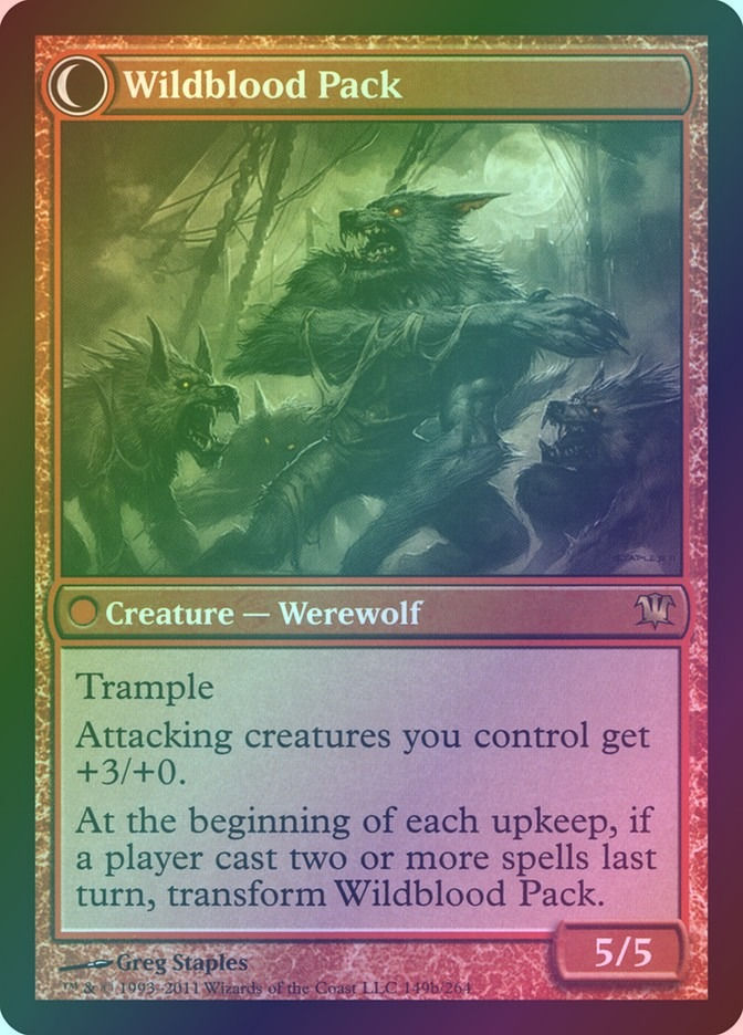 Instigator Gang // Wildblood Pack (ISD) (149) / Foil — cara 2 de 2