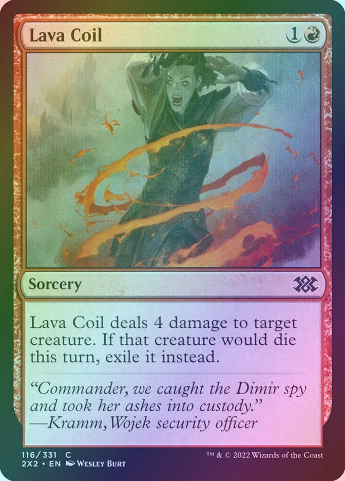 Lava Coil (2X2) (116) / Foil