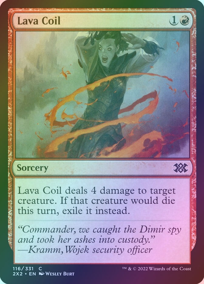 Lava Coil (2X2) (116) / Foil