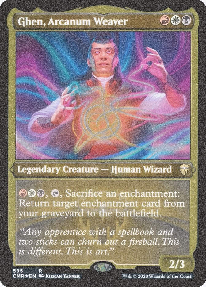 Ghen, Arcanum Weaver (CMR) (595) / Foil Etched