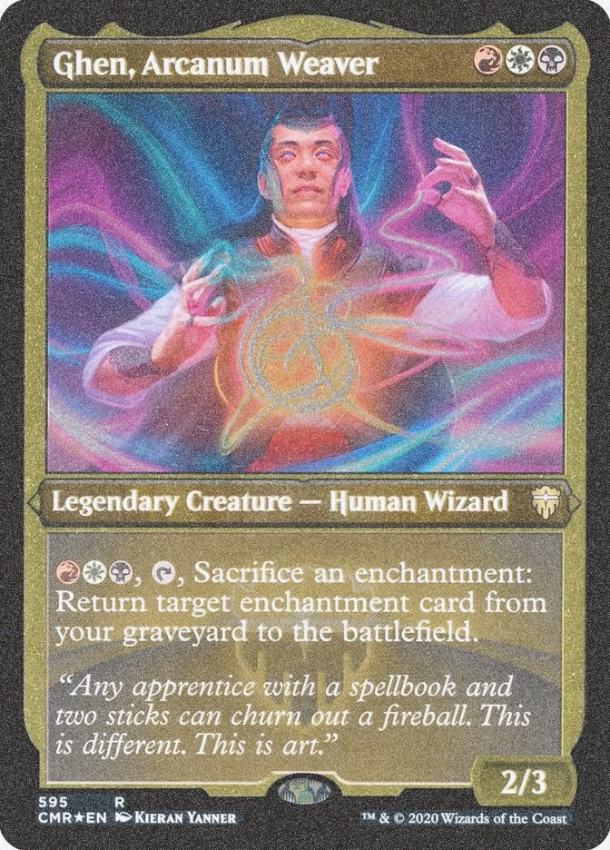 Ghen, Arcanum Weaver (CMR) (595) / Foil Etched