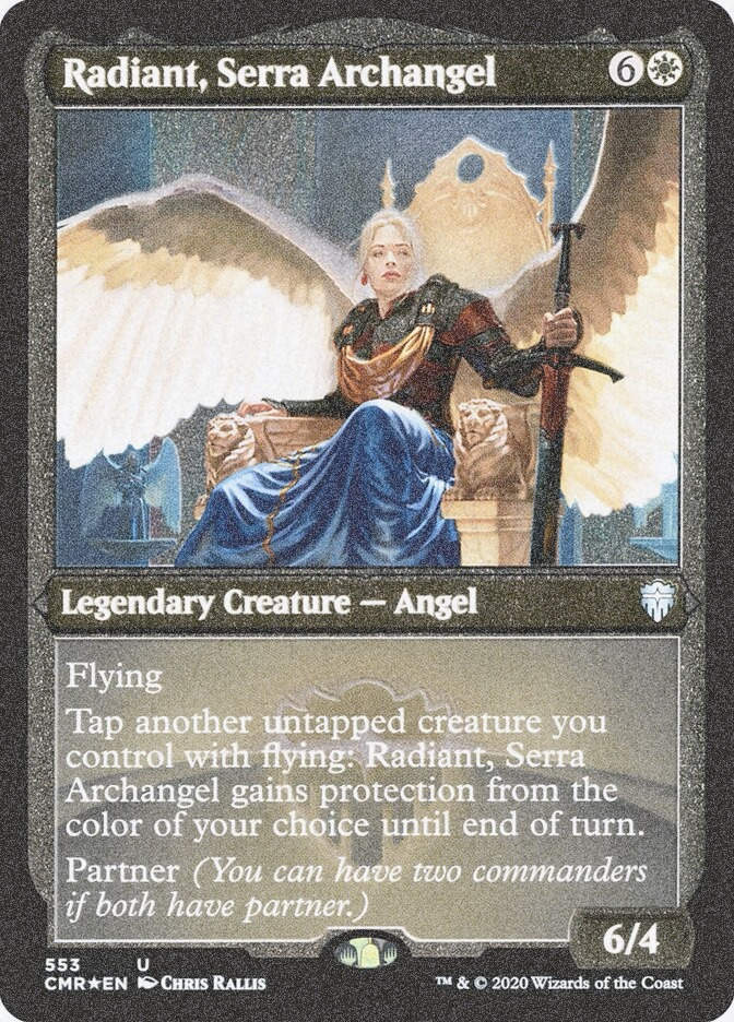 Radiant, Serra Archangel (CMR) (553) / Foil Etched