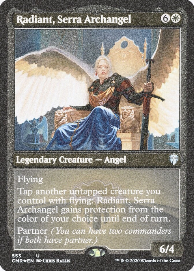 Radiant, Serra Archangel (CMR) (553) / Foil Etched