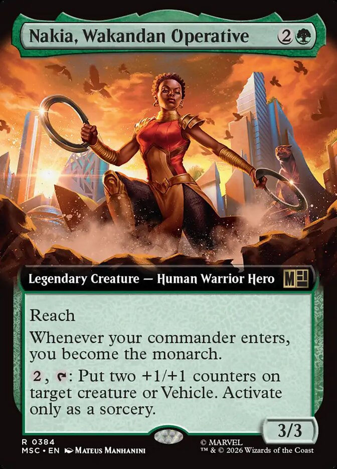 Nakia, Wakandan Operative (MSC) (384) / Extended Art