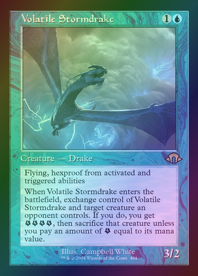 Volatile Stormdrake (MH3) (404) / Foil